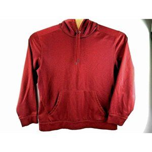 Tek Gear Pullover Hoodie Burgundy size L